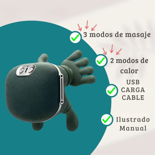 1 Massajador PRO - Relaxe com os vários tipos de massagem incluídos.