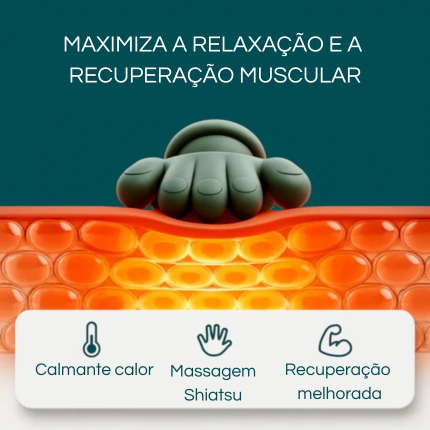 1 Massajador PRO - Relaxe com os vários tipos de massagem incluídos.